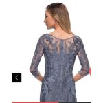 La Femme 29226 Embroidered Tulle Sheath Gown Size 6 Photo 1