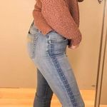 Tommy Hilfiger Hand Embroidered “happy” Mom Jeans  Photo 0