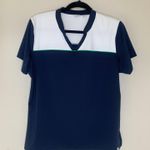 Lady Hagen  Navy Blue White Colorblock Golf Shirt Sz Large Photo 5