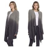 Barefoot Dreams CozyChic Lite Ombre Calypso Wrap Cardigan Loden Carbon L/XL NWT Photo 2