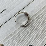 Sterling Silver Heart Clover Shamrock Cz Toe Ring Midi Ring Silver Photo 3