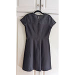 Women's J.Crew Black Lace Top Mini Dress Size 4 Photo 1