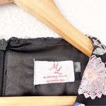Monique Lhuillier ML x Anthropologie Mini Dress in Black Floral Photo 2