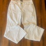 Talbots  Pants 14 Ivory Textured Corduroy Trousers Boot cut Pockets 90’s Photo 0