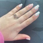 Kay Jewelers Diamond Heart Ring Sterling Silver & 10K Rose Gold Photo 1