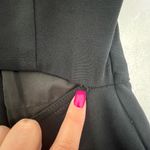 Derek Lam 10 Crosby Size 2 Button Front Cropped Jumpsuit Black Crepe Wide Leg Photo 6