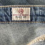 AG Adriano Goldschmied AG SZ 29R Stilt Jeans Cigarette Leg Embroidered Low-Rise Pockets Light Wash Blue Photo 10
