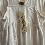 Wrangler Western White Sleeveless Dress with Lace Trim Sundress Coastal Cottage Size M Photo 9
