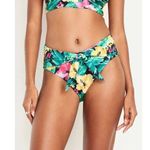 Old Navy Printed One-Shoulder Bikini Swim Top & Bottoms Set SZ XS #2102 Photo 2