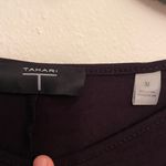 Tahari  Long Sleeve Top black pearl details size medium Photo 2