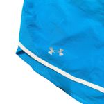 Under Armour  Women Blue HeatGear Running Shorts Loose Fit Athletic Gym Workout M Photo 1
