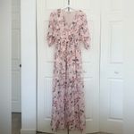 Baltic Born  Luca Jacquard Kimono Maxi Dress Floral (Missing Belt) Size Medium Photo 3