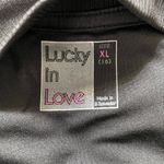 lucky in love  Size XL Long Sleeve Jacket Black Tennis Golf Athletic Photo 4