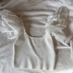 Frock Candy White ruffle shoulder  top Photo 0