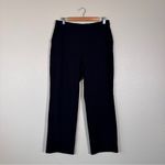 LL Bean Black Straight Leg High Rise Leggings Womens L Casual Pull On Pants Size L Photo 8