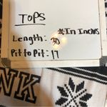 PINK - Victoria's Secret Victoria’s Secret pink sleep wear snowflake thermal pj top long sleeve size XS​​ Photo 5