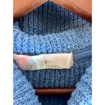 Free People FP BEACH Sky Blue Cowl Sleeveless Sweater Top CHUNKY COZY Small S Photo 1