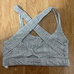 Anthropologie All Fenix White & Black Sport Bra (Size M) Size M Photo 1
