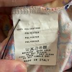 Etro Y2K Fairy Babydoll Designer Paisley Boho Hippie Fest Midi V Neck Dress Sz 4 Pink Photo 7