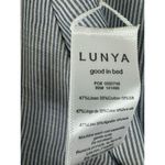 NEW Lunya Resort Linen Silk Romper‎ Blue Striped Sz M Loungewear Sleepwear $198 Size M Photo 5