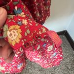 April Cornell Floral Red Colorful Women's Tunic Top XXL Photo 2