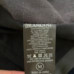 BLANK NYC  Faux Leather Suede Draped Asymmetrical Moto Jacket Black M Photo 5