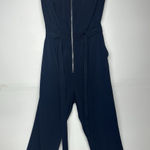 Women's New York & Company Navy Sleeveless Zip Photo 0