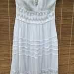 NEW Seaspice Resort 'Delphine' Halter Sundress White Maxi M Size M Photo 4