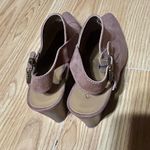 Qupid Stylish light tan Women's 9 Heeled Mules Photo 8