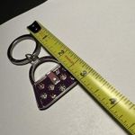 Relic  Brand Keychain with Purse / Bag charm in Purple / Silver Tone Photo 4