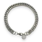 Link Chain Bracelet for Men Women Streetwear Hip Hop Unisex Style Silver Photo 0
