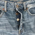 American Eagle  Tomgirl Button Fly Distressed High Rise Jeans 4 Streetwear Photo 3