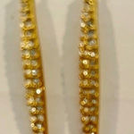 Macy's Gold long leave earrings Photo 0