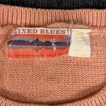 Vintage Mixed Blues Knit Crop Vest Size M Pink Size M Photo 1