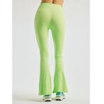 Year of Ours Ribbed Flare Leggings Women Small Pistachio Green Activewear Pant Photo 2