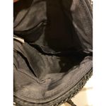 Beaded Satin Evening Bag Clutch Purse Black Formal Party Handbag Prom Wedding Photo 4