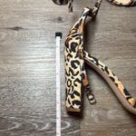 Lulus  Taylor Brown Leopard Print‎ Suede Ankle Strap Heels Size 7.5 Photo 5