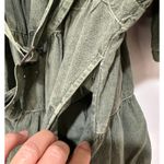 Free People  Hampton Belted Mini Dress Crystal Kelp Cotton Size Medium NWOT Chic Photo 11