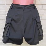 New women’s black fashion shorts with belt loop size S Photo 2