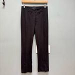 AYR  The Sizzle Split Hem Ankle Pant in Black 6 Photo 2