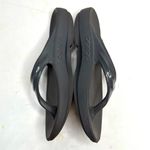 Oofos Gray Thong Flip Flops Oolala Sandals S Photo 4