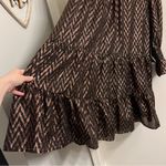 NWT Pomander Place Metallic Ikat Kenzo Dress XXL Black Photo 9