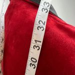 Jennifer Tatanelli Casini Firenze Italian Red Suede Leather Coat Jacket IT 40 Size 8 Photo 5