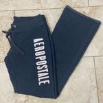 Aeropostale Logo Fit & Flare Sweatpants Navy Medium Photo 0
