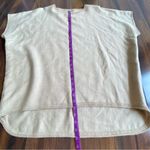 Cuyana  100% Baby Alpaca Oversized Boxy Short Sleeve Medium Weight Sweater Photo 8