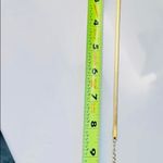 Anthropologie 18K Gold Herringbone Diamond Anklet/Bracelet Photo 5