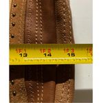 Fossil  leather studded riveted western boho shoulder bag suede neutral Photo 8