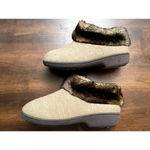 Isotoner  brown faux fur slippers women's 8 1/2 NWOB Photo 1