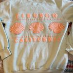 Vintage 80s Baby Blue Tiburon Sweatshirt Bay Area California Marin Sz M Seashell Size M Photo 6
