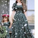 💕IVY CITY CO💕 Gracie Dress ~ Holly Print XXS NWT Green Photo 1